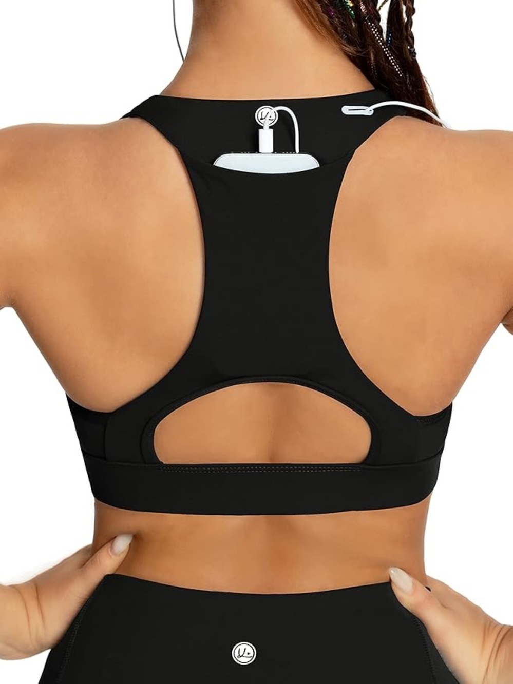 QUEENIEKE Sports Bra with Phone Pocket